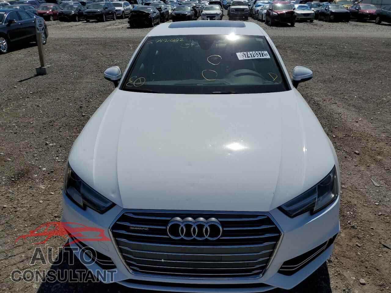 AUDI A4 2017 - WAUDNAF45HN056238