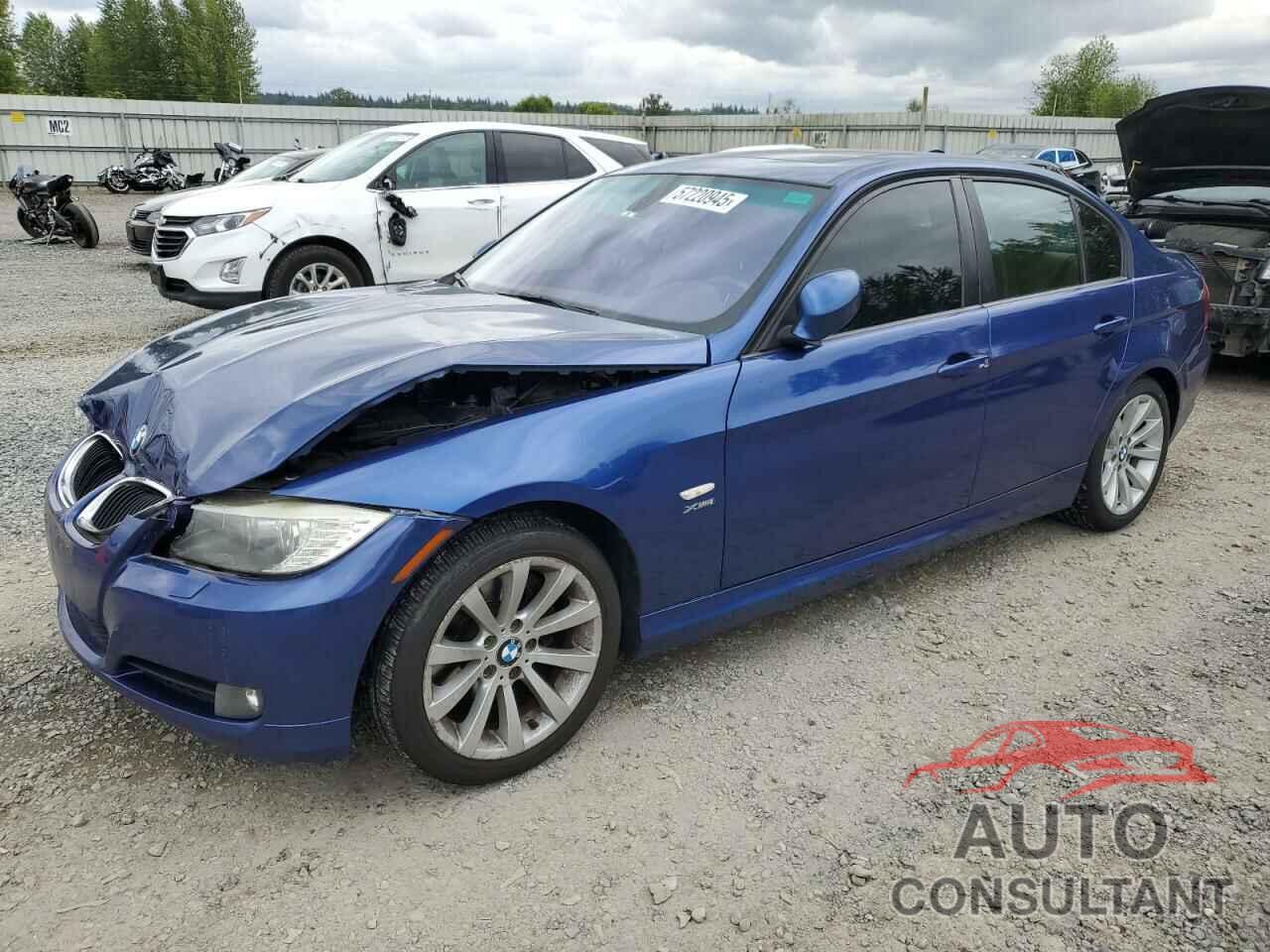BMW 3 SERIES 2011 - WBAPK7C54BA972266