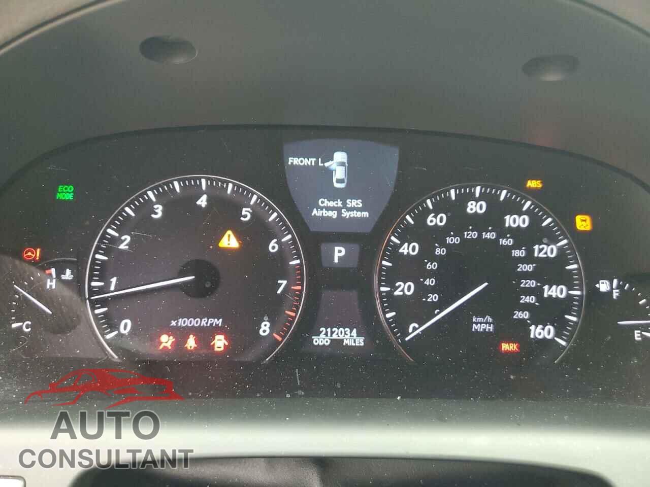 LEXUS LS460 2012 - JTHCL5EFXC5013357