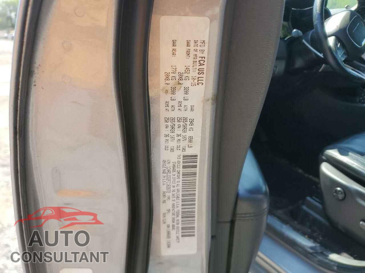 DODGE DURANGO 2015 - 1C4RDJDG2FC163572