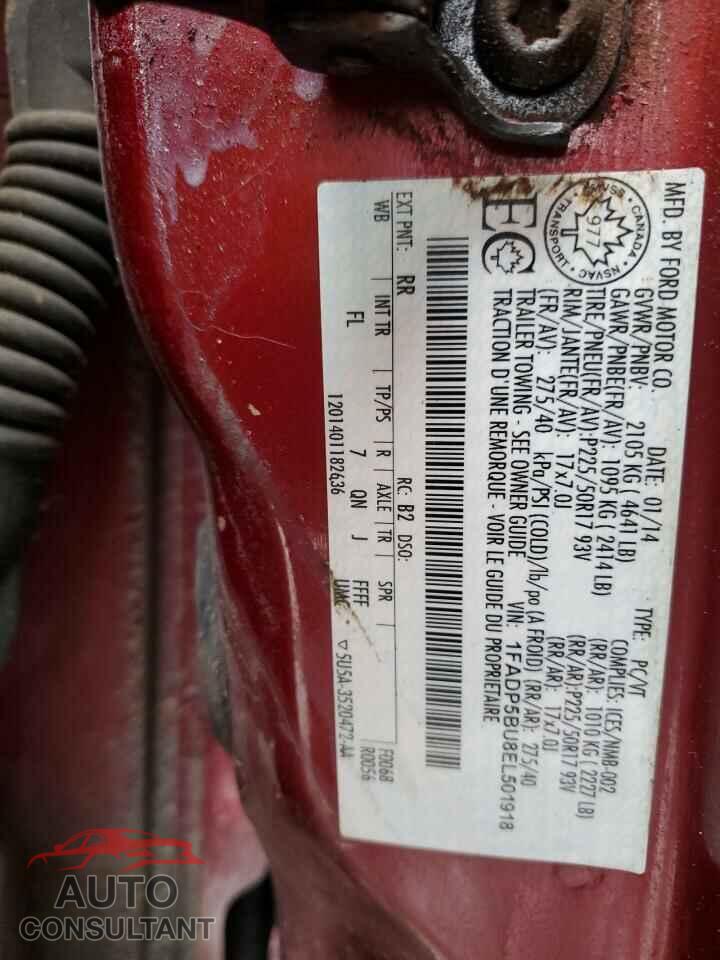 FORD CMAX 2014 - 1FADP5BU8EL501918
