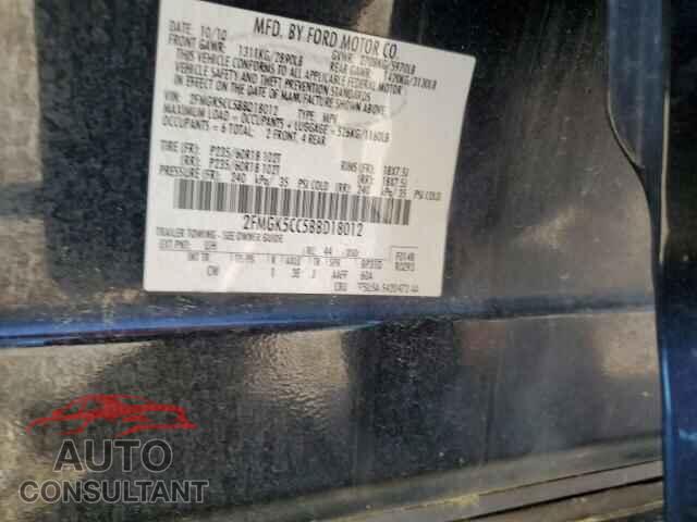 FORD FLEX 2011 - 2FMGK5CC5BBD18012