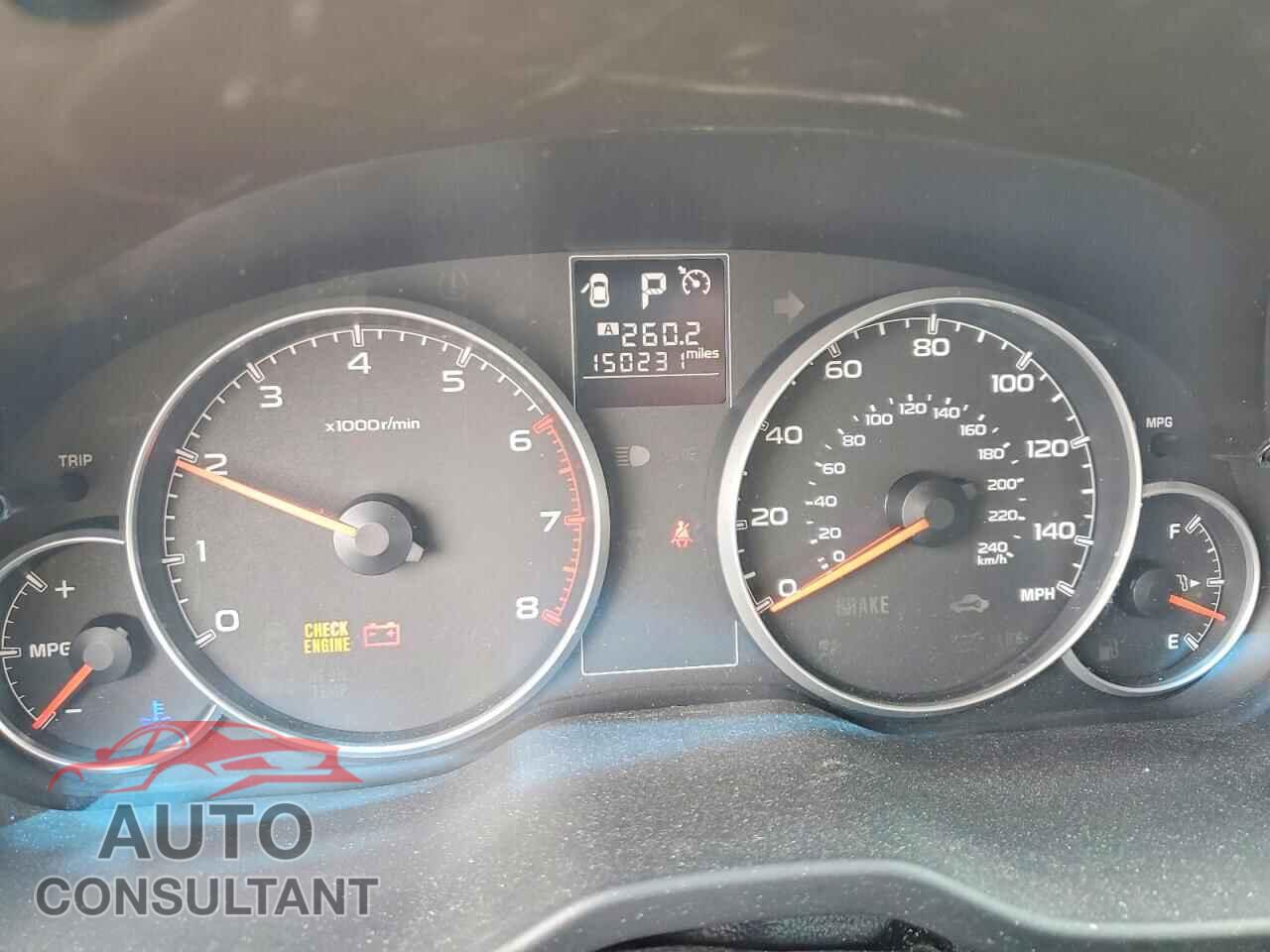 SUBARU OUTBACK 2014 - 4S4BRBCC8E3261295