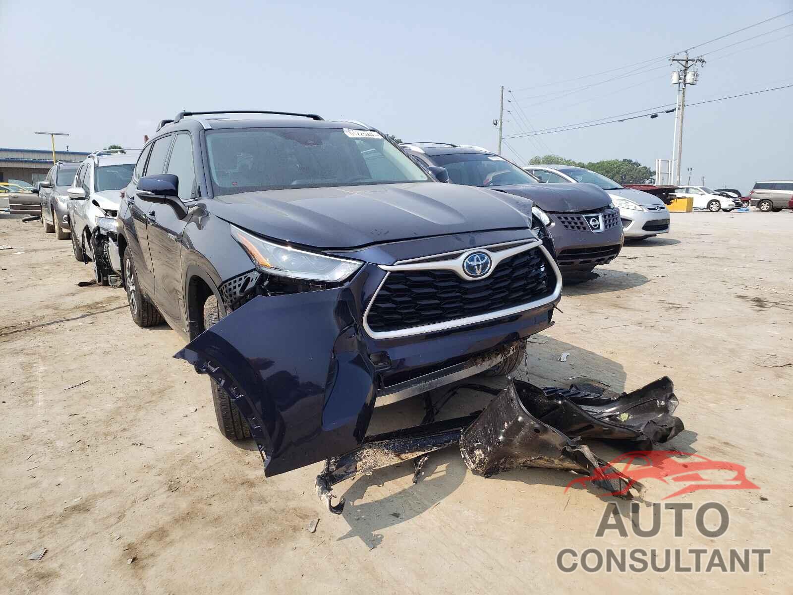 TOYOTA HIGHLANDER 2021 - 5TDGBRCH4MS514838