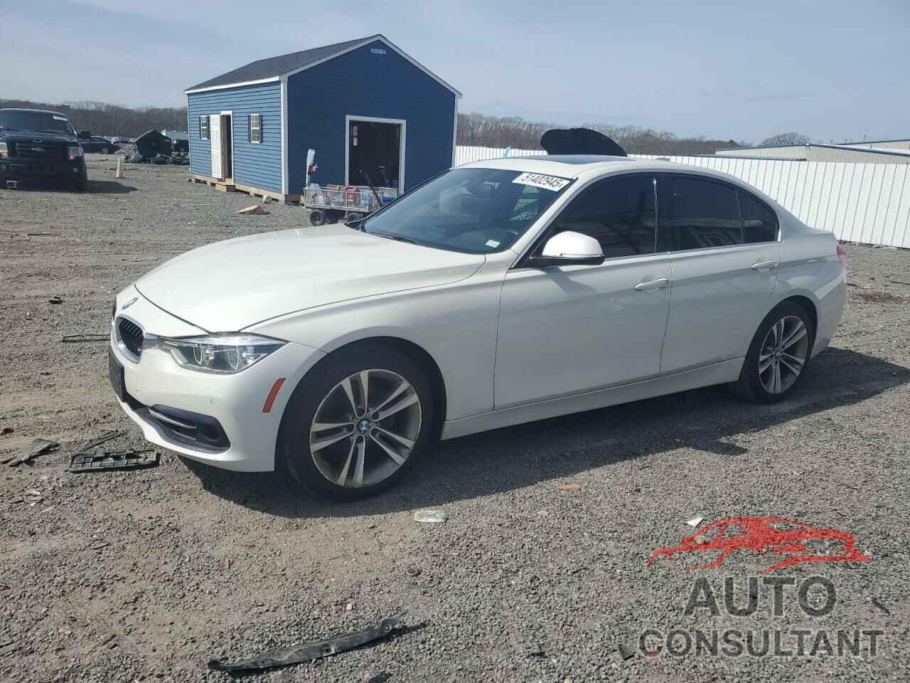 BMW 3 SERIES 2017 - WBA8D9G35HNU61993
