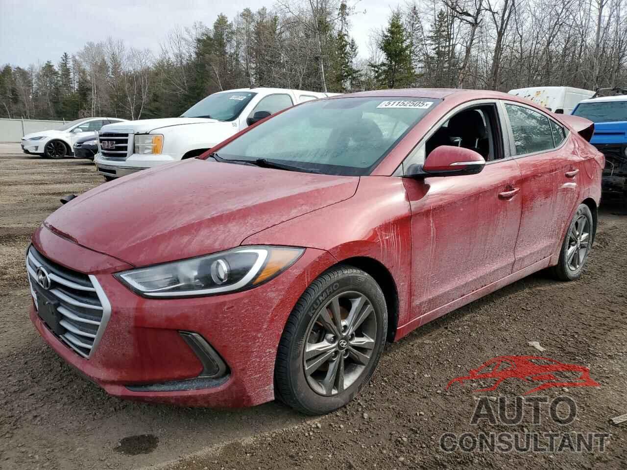 HYUNDAI ELANTRA 2017 - KMHD84LF0HU190111