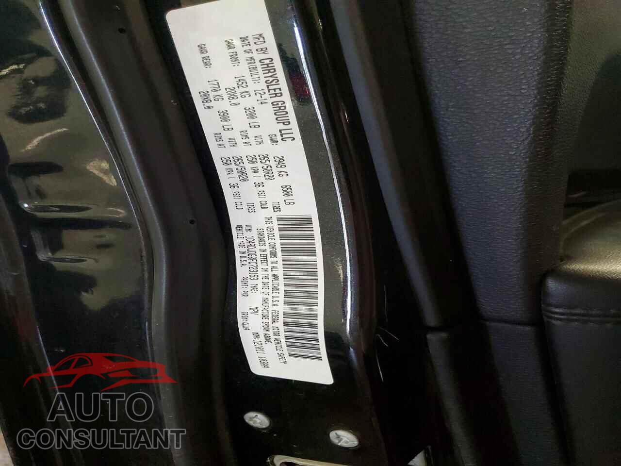 DODGE DURANGO 2015 - 1C4RDJDG0FC723153