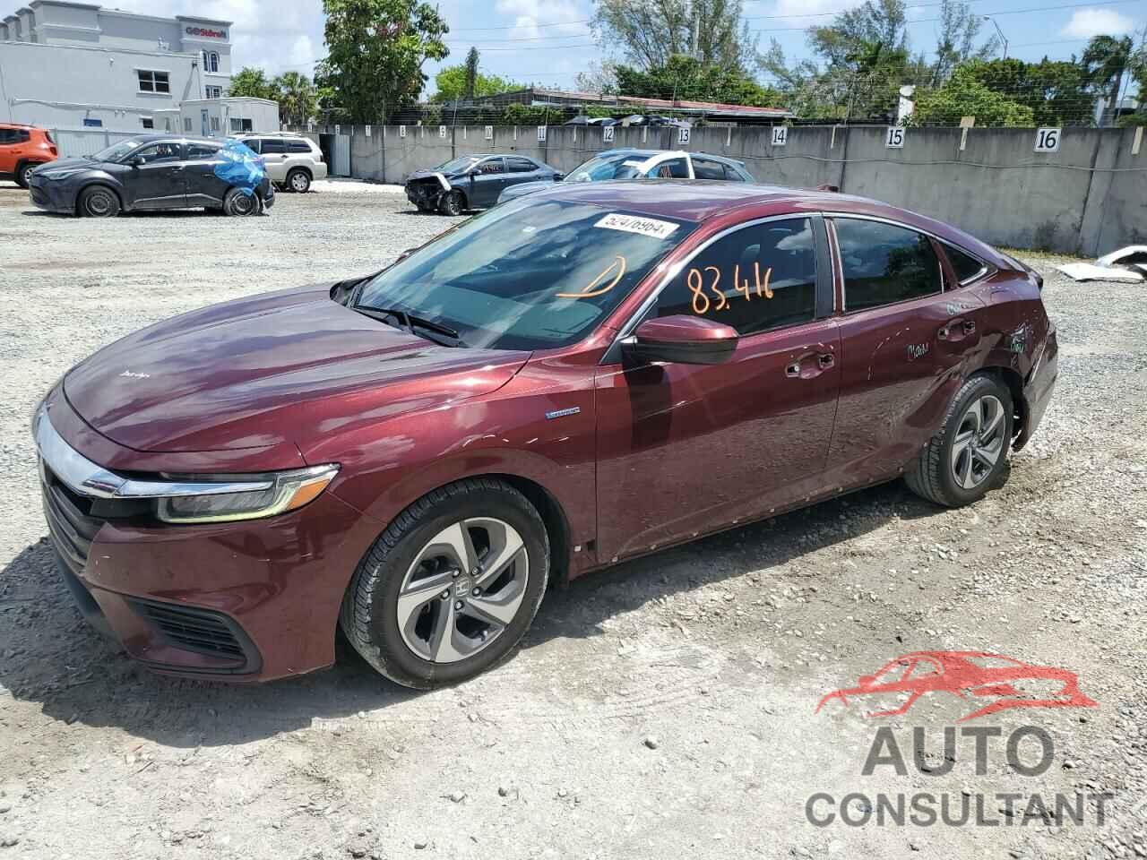 HONDA INSIGHT 2019 - 19XZE4F15KE002014