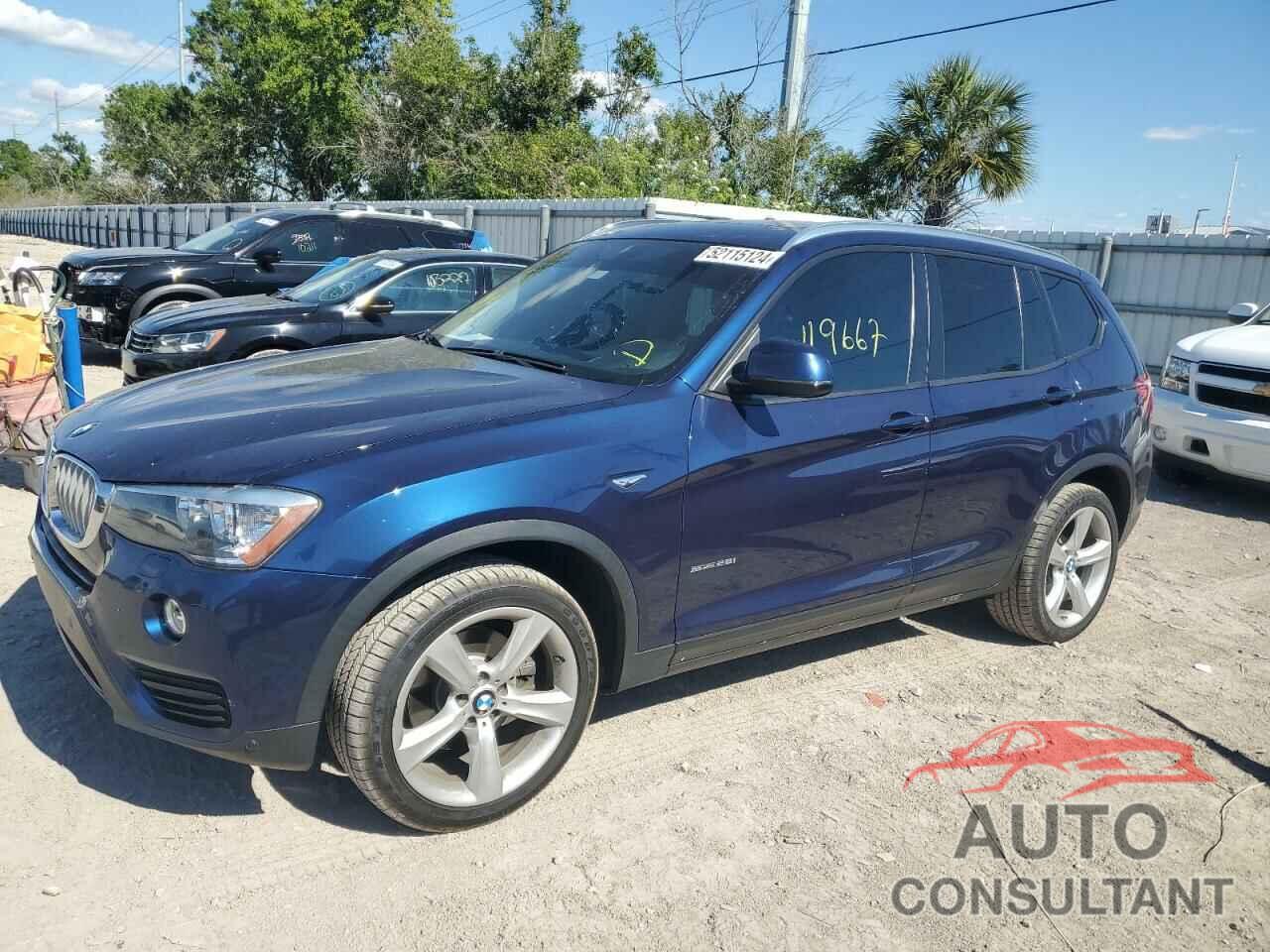 BMW X3 2017 - 5UXWZ7C32H0V87651