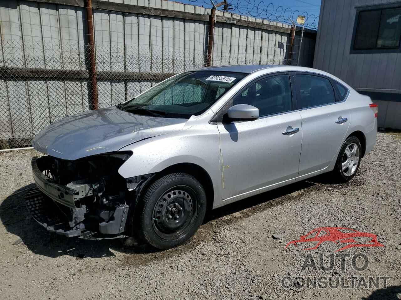 NISSAN SENTRA 2014 - 3N1AB7APXEY229613