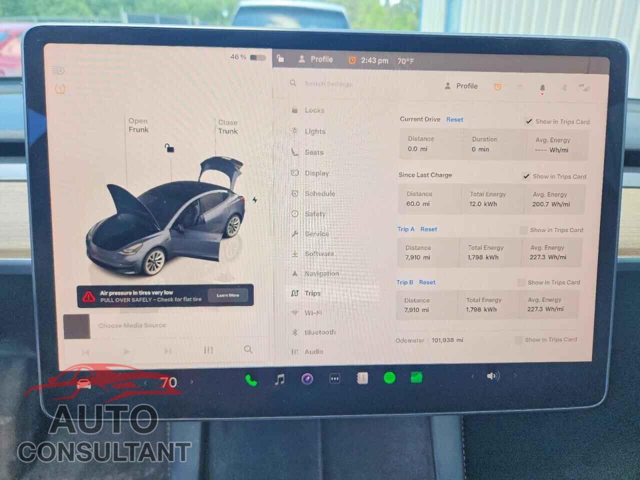 TESLA MODEL 3 2022 - 5YJ3E1EA9NF369356