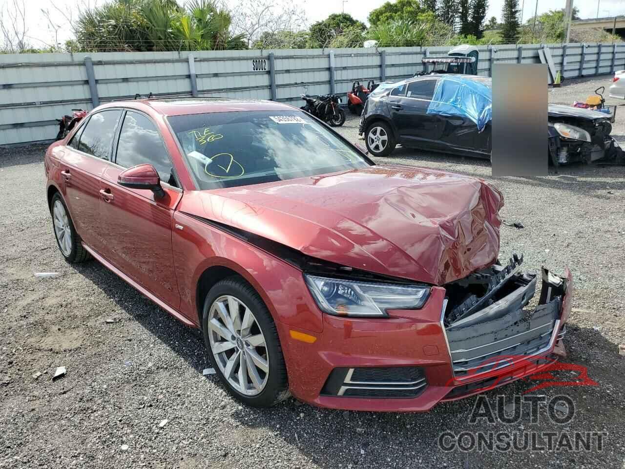 AUDI A4 2018 - WAUKMAF40JA099201