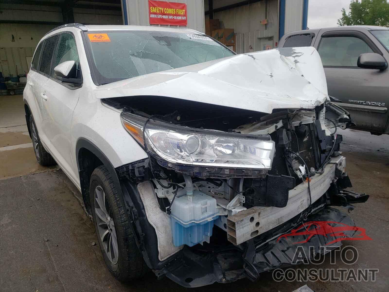 TOYOTA HIGHLANDER 2017 - 5TDJZRFH4HS381940