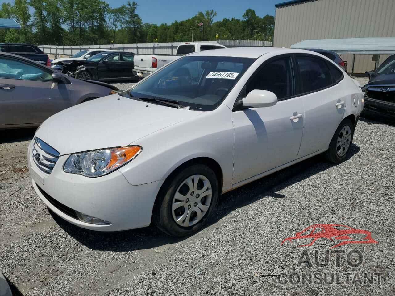 HYUNDAI ELANTRA 2010 - KMHDU4AD1AU848893