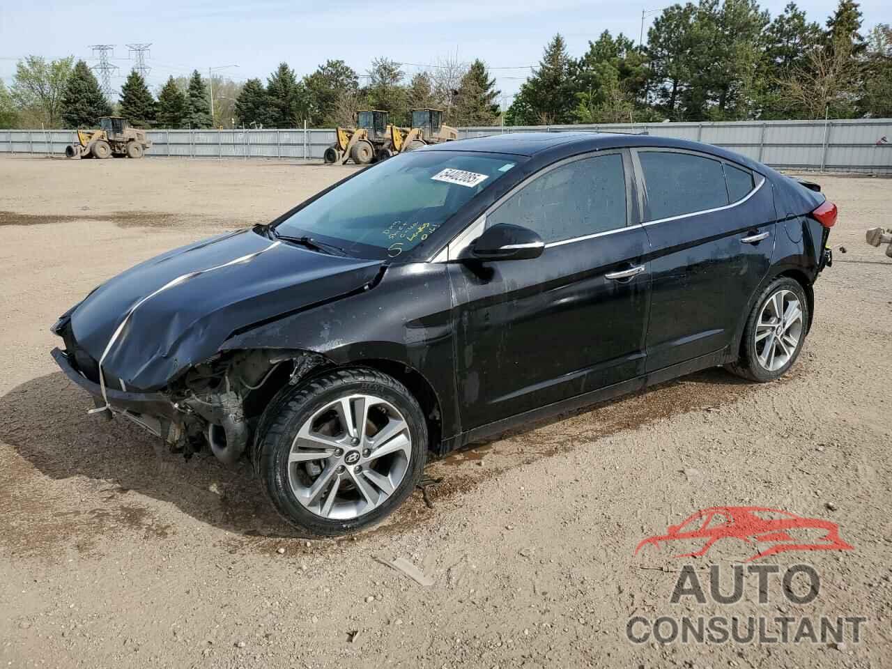 HYUNDAI ELANTRA 2017 - KMHD84LF3HU067161