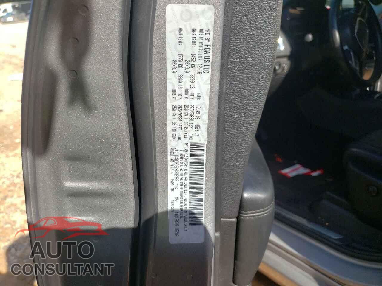 DODGE DURANGO 2017 - 1C4RDHDG2HC736935