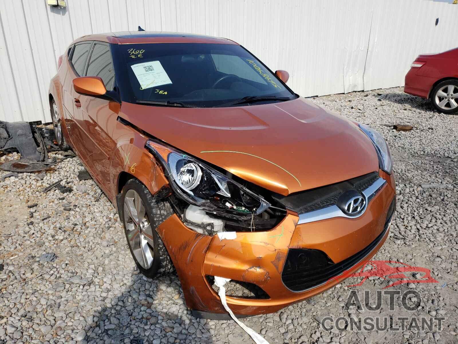 HYUNDAI VELOSTER 2016 - KMHTC6AD0GU281045