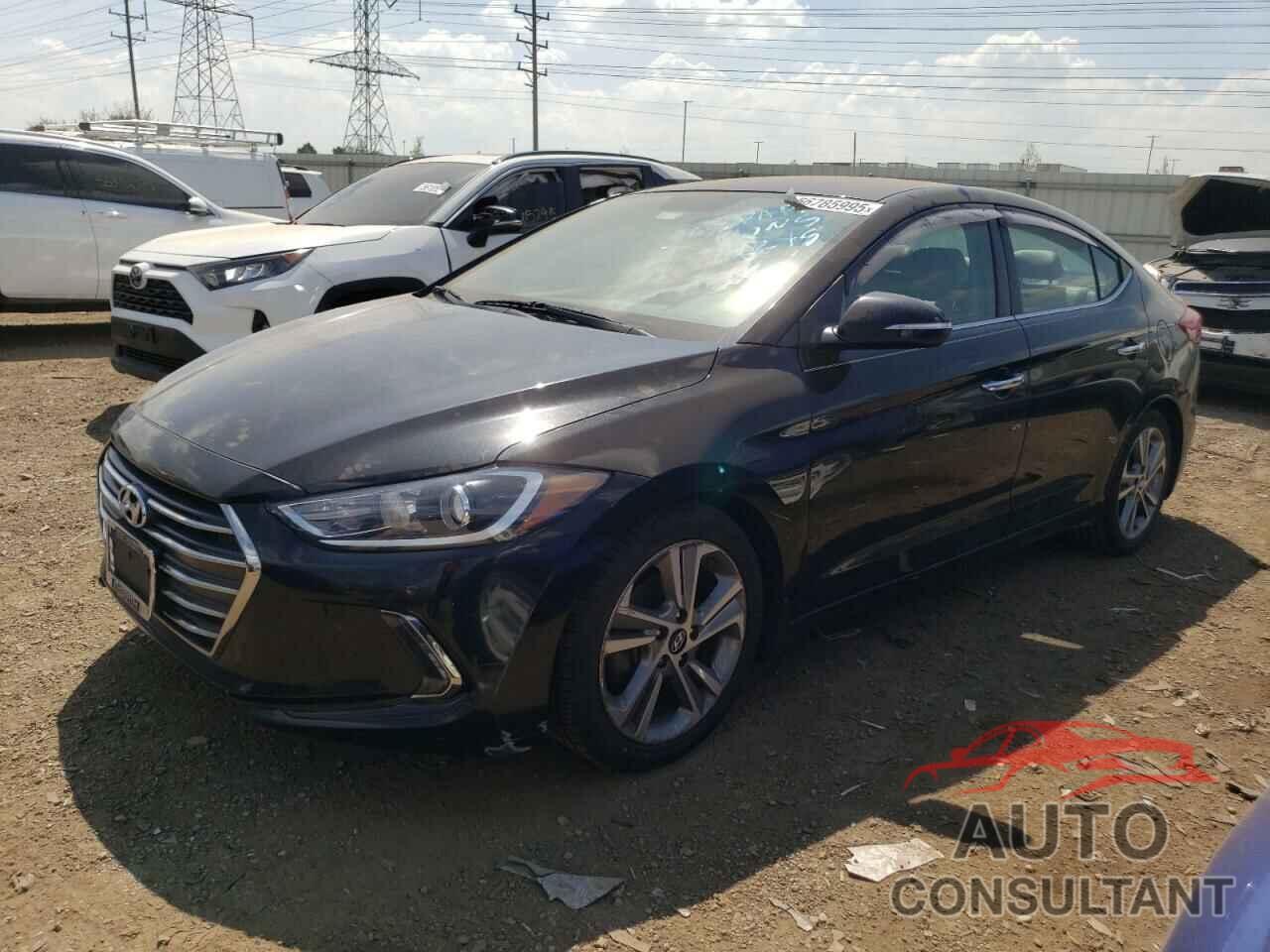 HYUNDAI ELANTRA 2017 - KMHD84LF7HU260025
