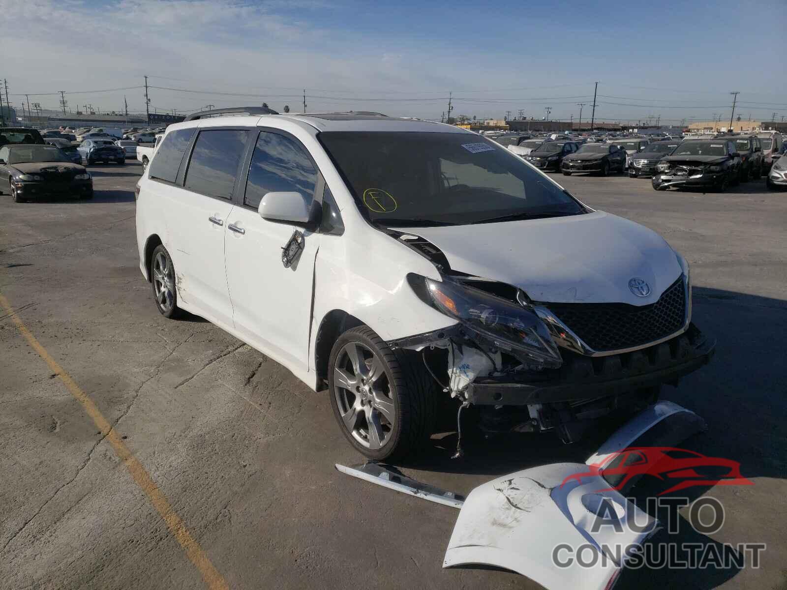 TOYOTA SIENNA 2017 - 5TDXZ3DC3HS825792