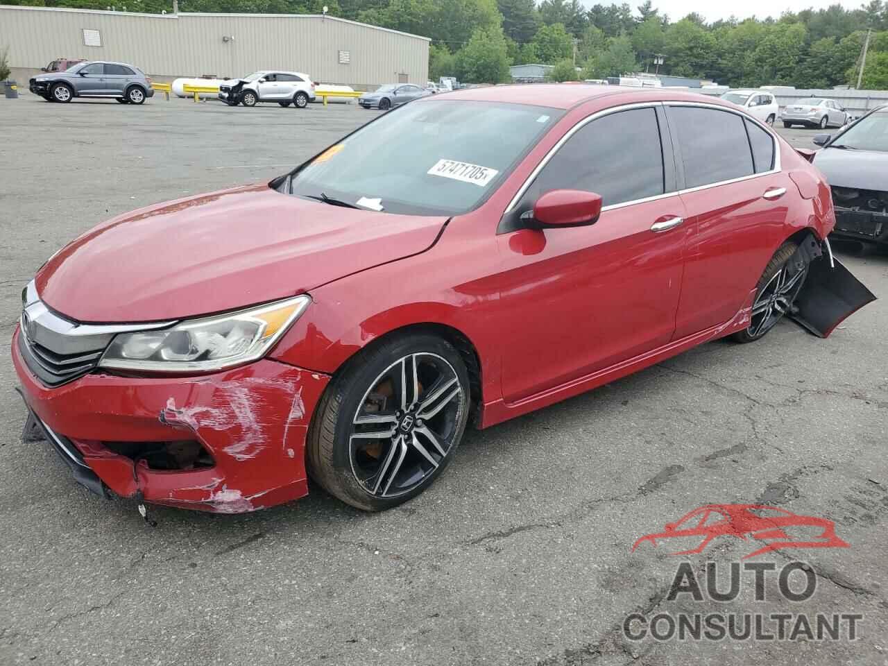 HONDA ACCORD 2016 - 1HGCR2F60GA150920