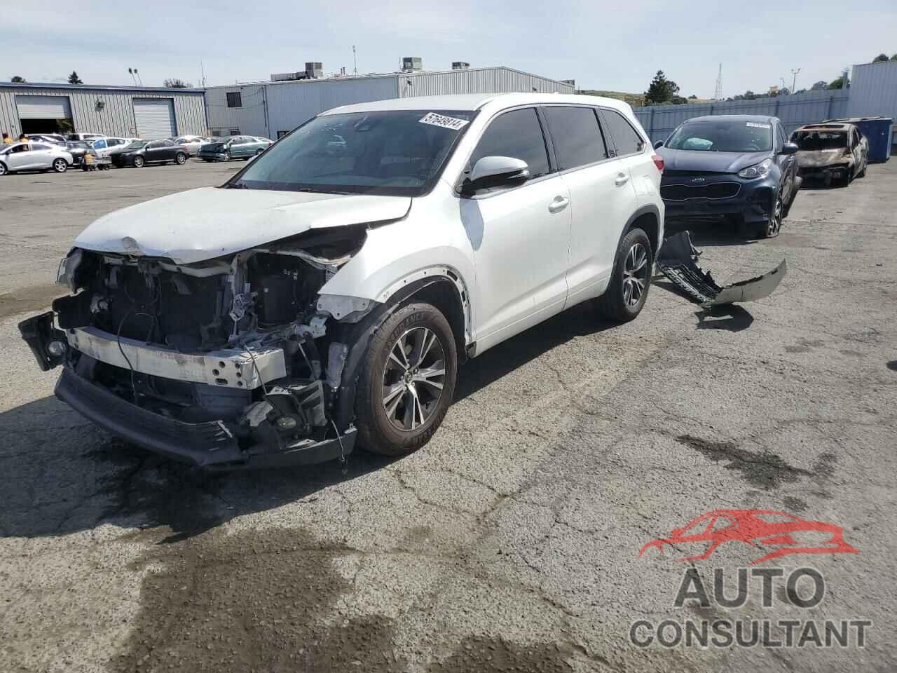 TOYOTA HIGHLANDER 2017 - 5TDZZRFH0HS214753