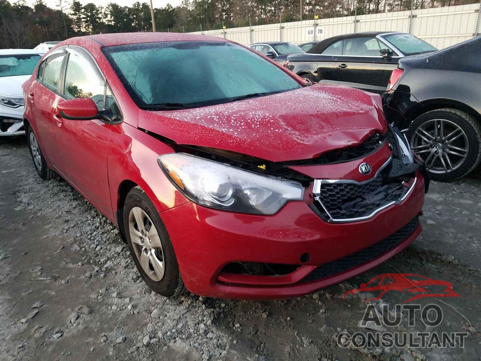 KIA FORTE 2016 - KNAFK4A69G5564254