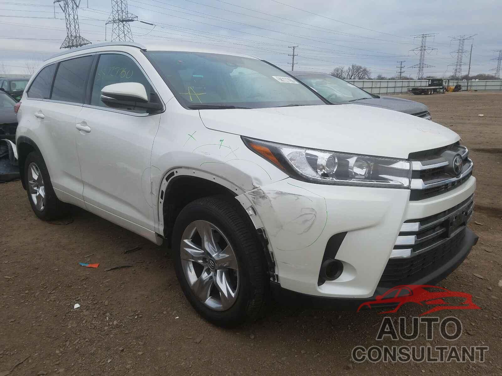 TOYOTA HIGHLANDER 2019 - 5TDDZRFH1KS717807