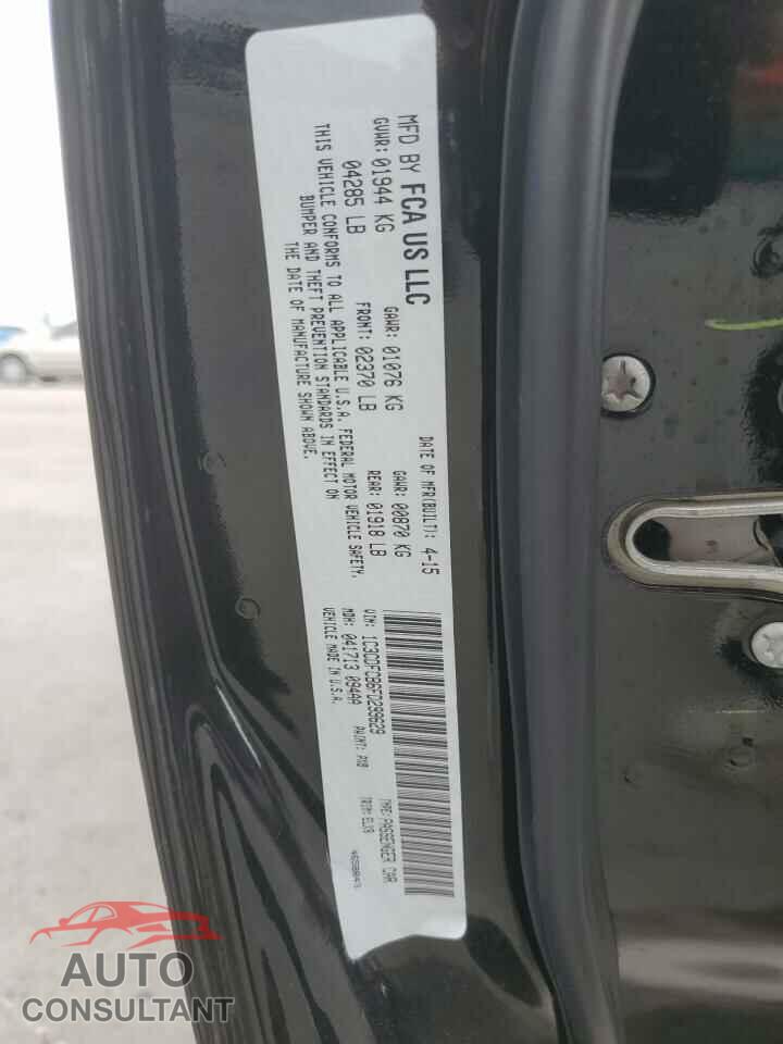 DODGE DART 2015 - 1C3CDFCB6FD299629