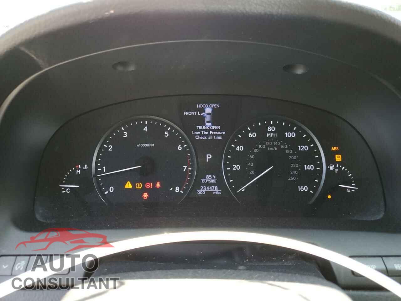 LEXUS LS460 2013 - JTHBL5EF9D5113902