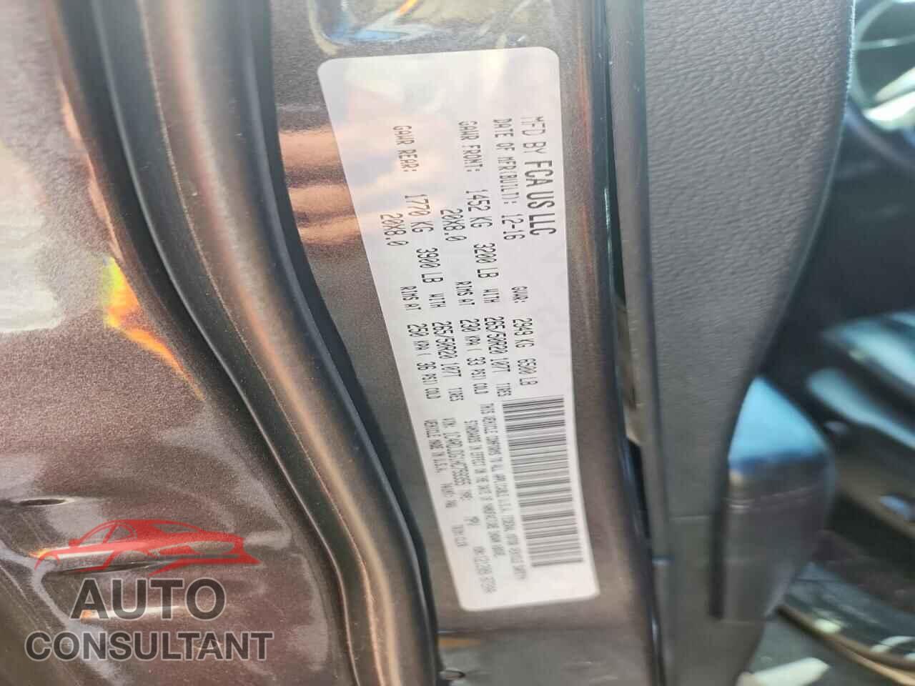 DODGE DURANGO 2017 - 1C4RDJDG1HC759355