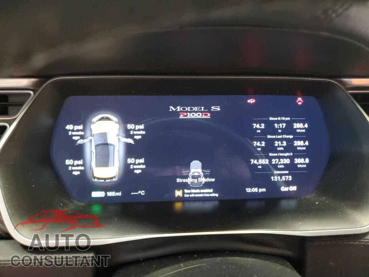 TESLA MODEL S 2017 - 5YJSA1E48HF213184