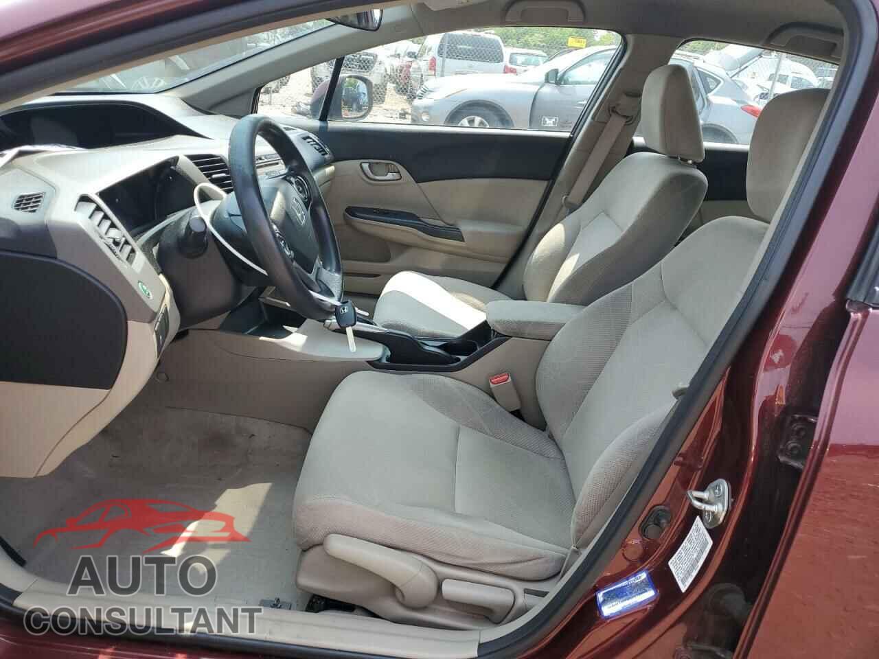 HONDA CIVIC 2012 - 19XFB2F50CE323558