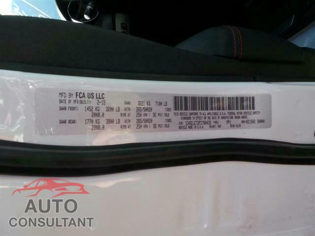 DODGE DURANGO R/ 2015 - 1C4SDJCT2FC760432