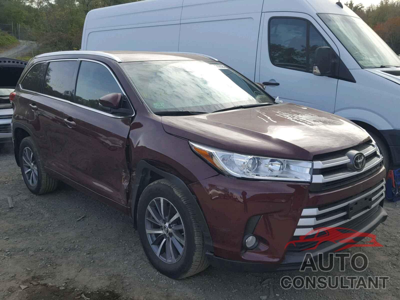 TOYOTA HIGHLANDER 2018 - 5TDJZRFH6JS804653