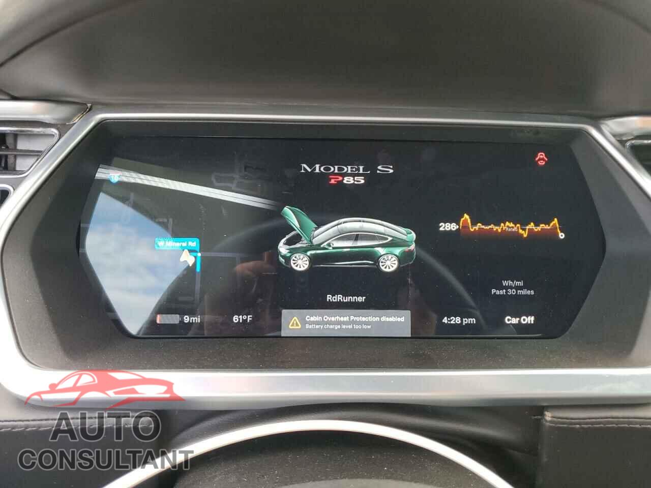 TESLA MODEL S 2013 - 5YJSA1DP3DFP05675