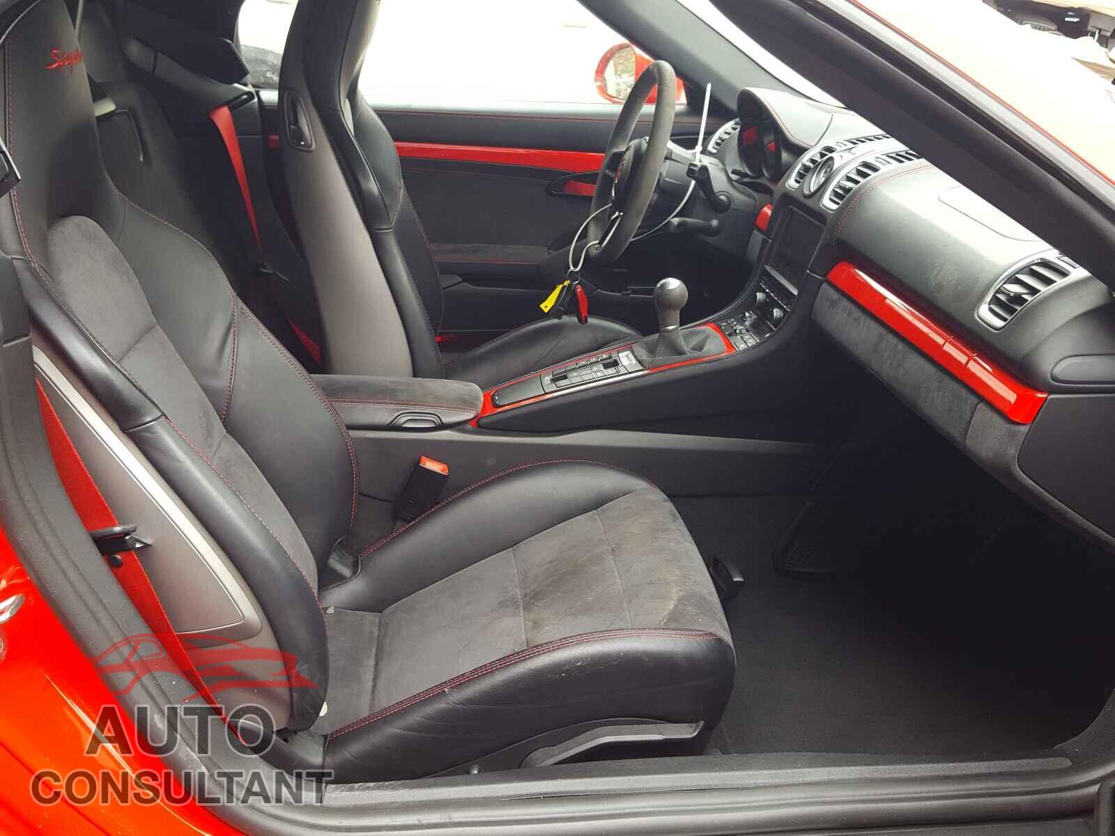 PORSCHE BOXSTER 2016 - WP0CC2A82GS152090