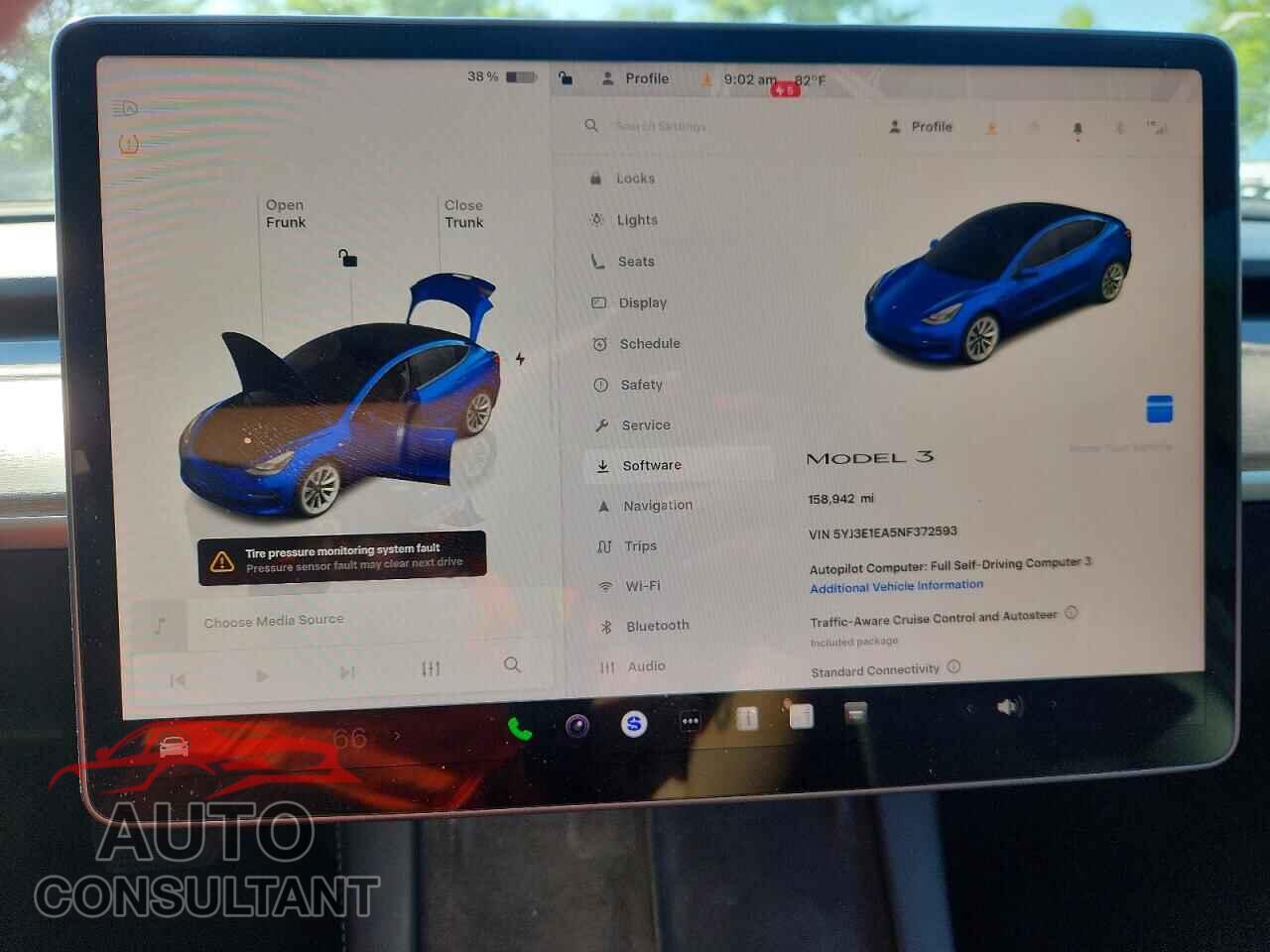 TESLA MODEL 3 2022 - 5YJ3E1EA5NF372593