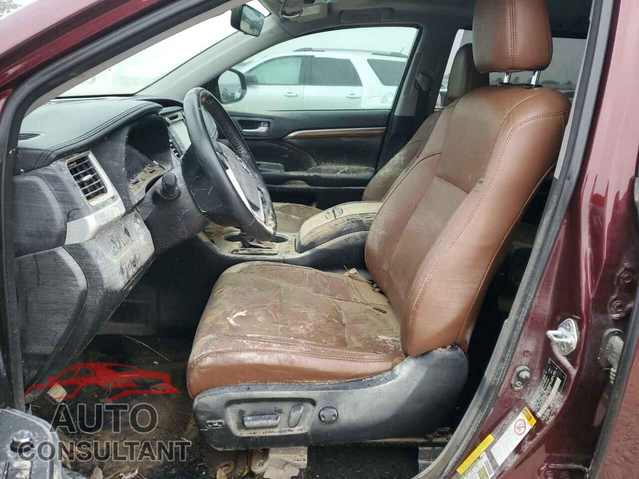 TOYOTA HIGHLANDER 2017 - 5TDYZRFH4HS215674