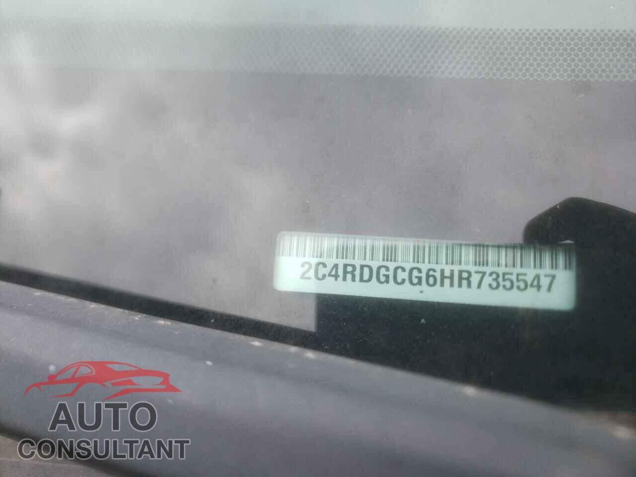 DODGE CARAVAN 2017 - 2C4RDGCG6HR735547