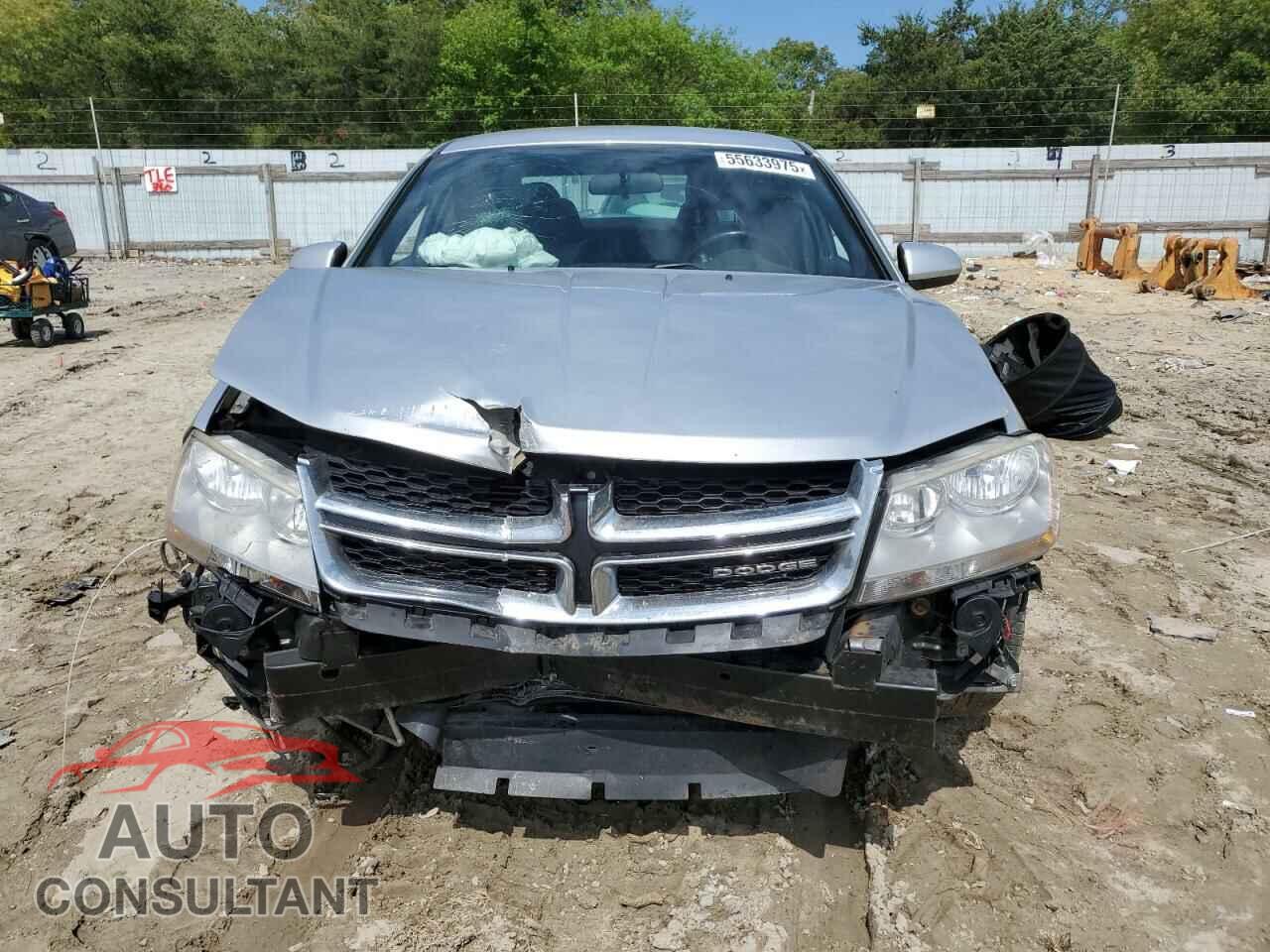 DODGE AVENGER 2012 - 1C3CDZCB7CN103477