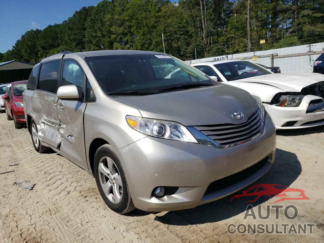 TOYOTA SIENNA 2017 - 5TDKZ3DC6HS813694