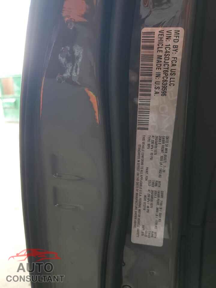 DODGE DURANGO 2023 - 1C4SDJCT6PC639596