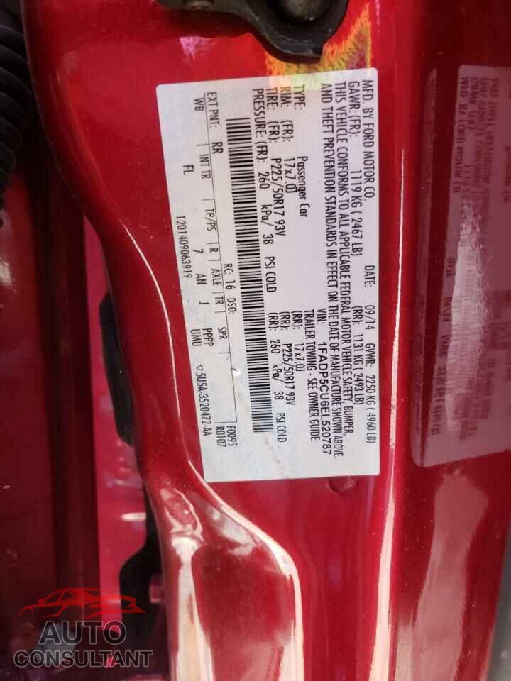 FORD CMAX 2014 - 1FADP5CU6EL520787