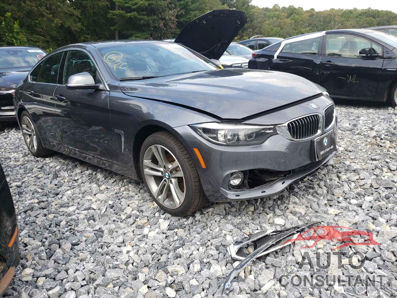 BMW 4 SERIES 2018 - WBA4J3C54JBG96942