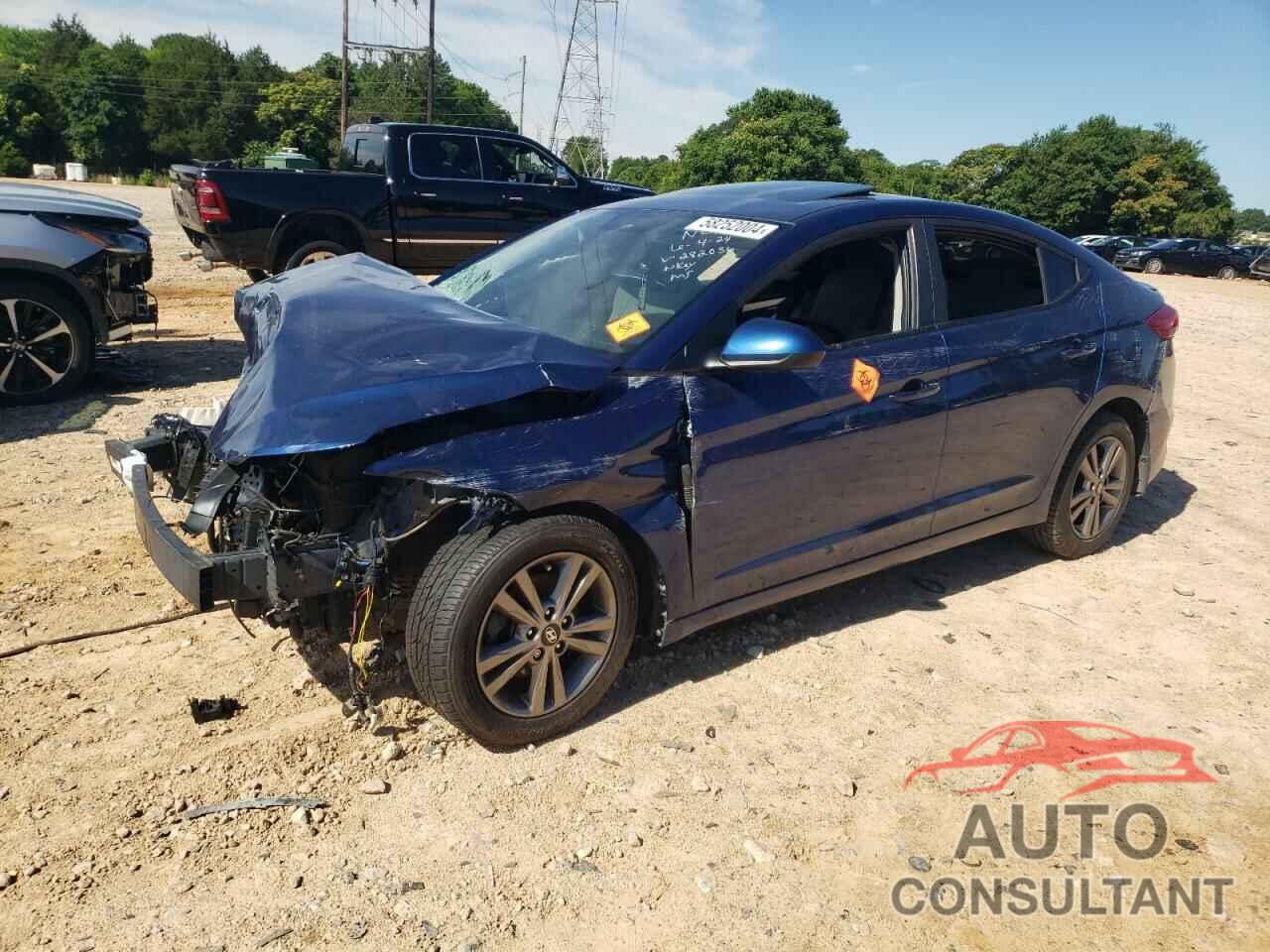 HYUNDAI ELANTRA 2018 - 5NPD84LF6JH282036