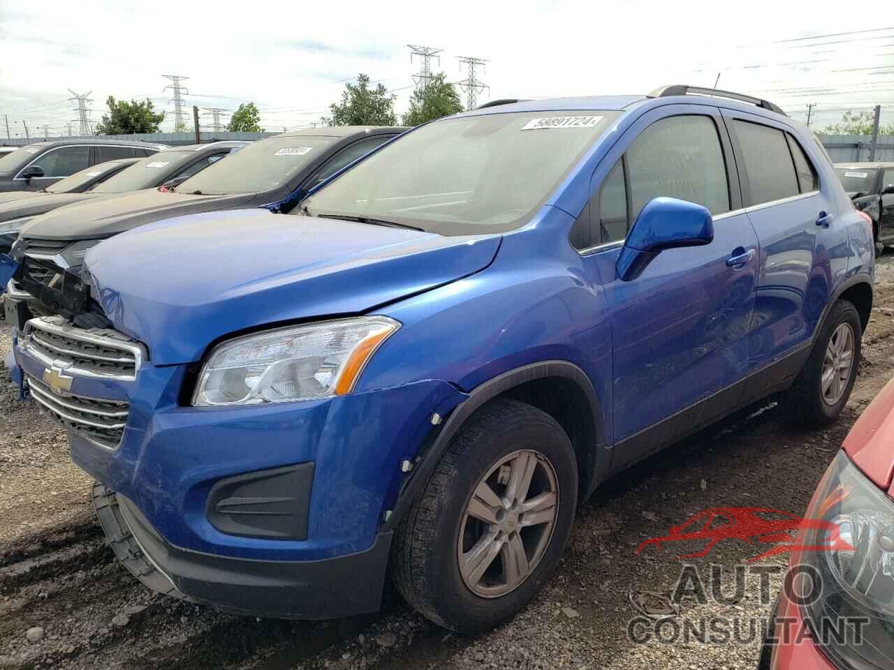 CHEVROLET TRAX 2016 - KL7CJPSBXGB757520