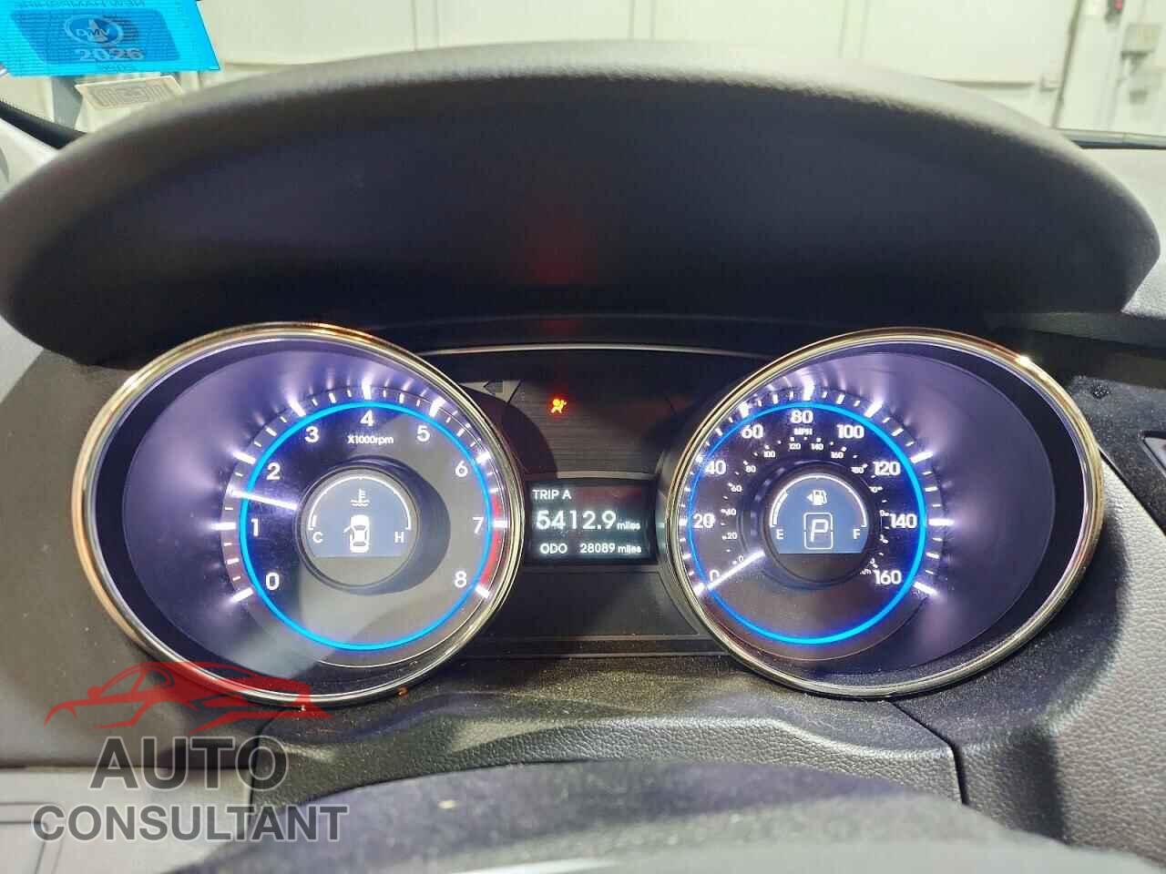 HYUNDAI SONATA 2012 - 5NPEC4AC8CH456025