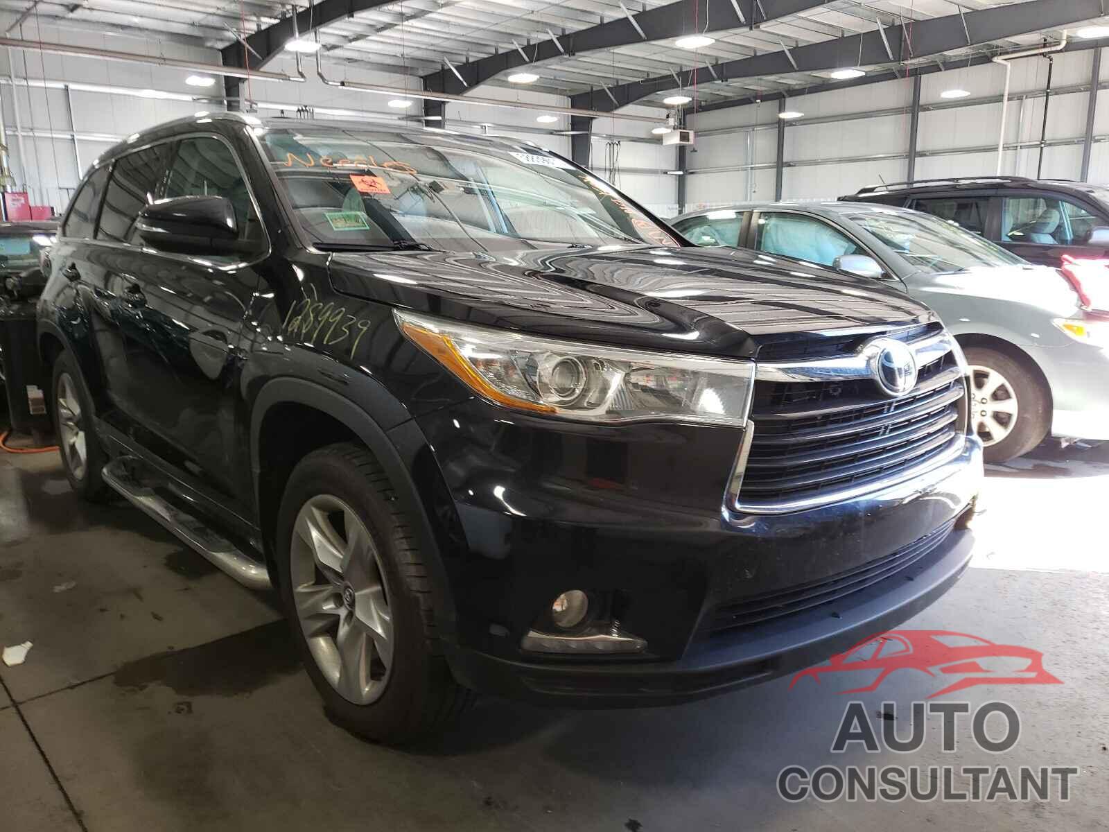 TOYOTA HIGHLANDER 2016 - 5TDDKRFH3GS302001