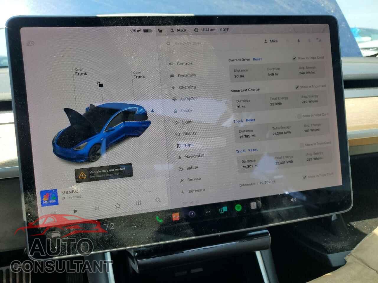 TESLA MODEL 3 2018 - 5YJ3E1EA5JF124841
