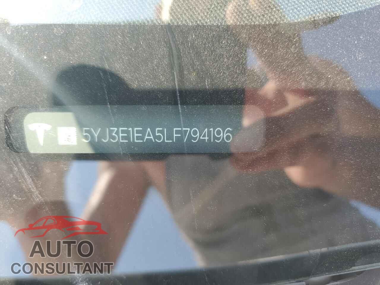 TESLA MODEL 3 2020 - 5YJ3E1EA5LF794196